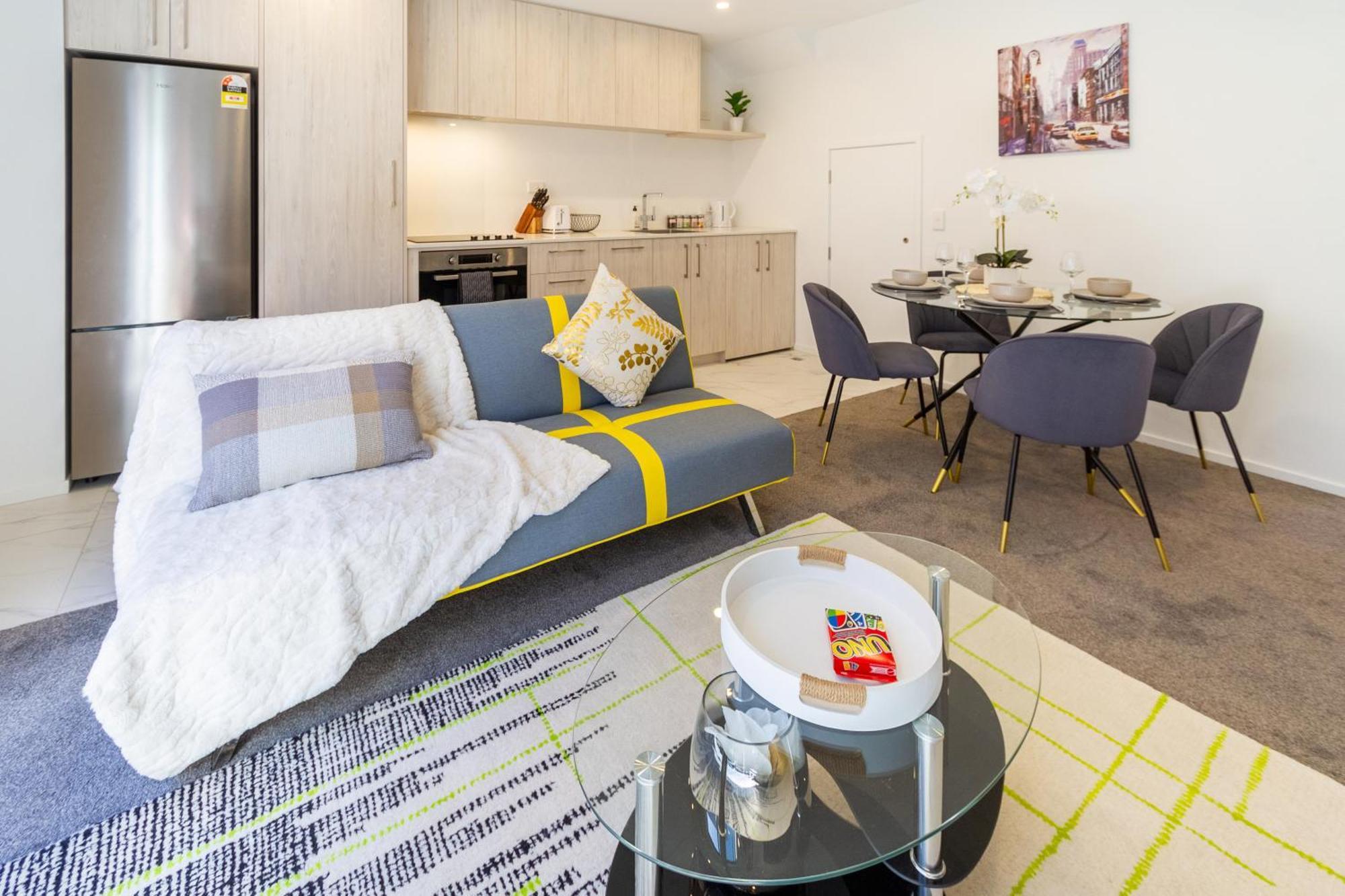 Central Escape On Cashel Street 2 Bed 2 Bath كريستتشيرش المظهر الخارجي الصورة