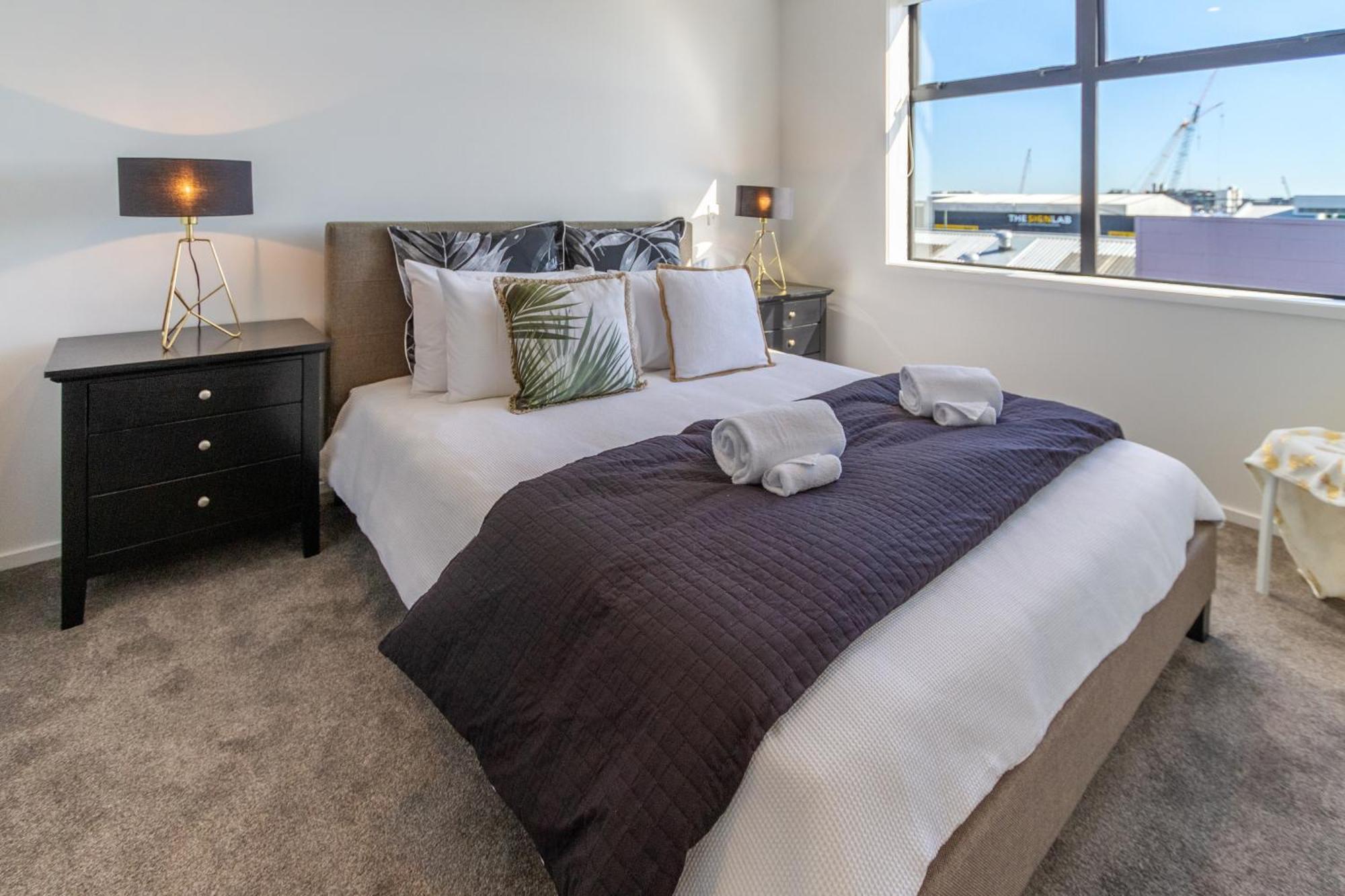 Central Escape On Cashel Street 2 Bed 2 Bath كريستتشيرش المظهر الخارجي الصورة